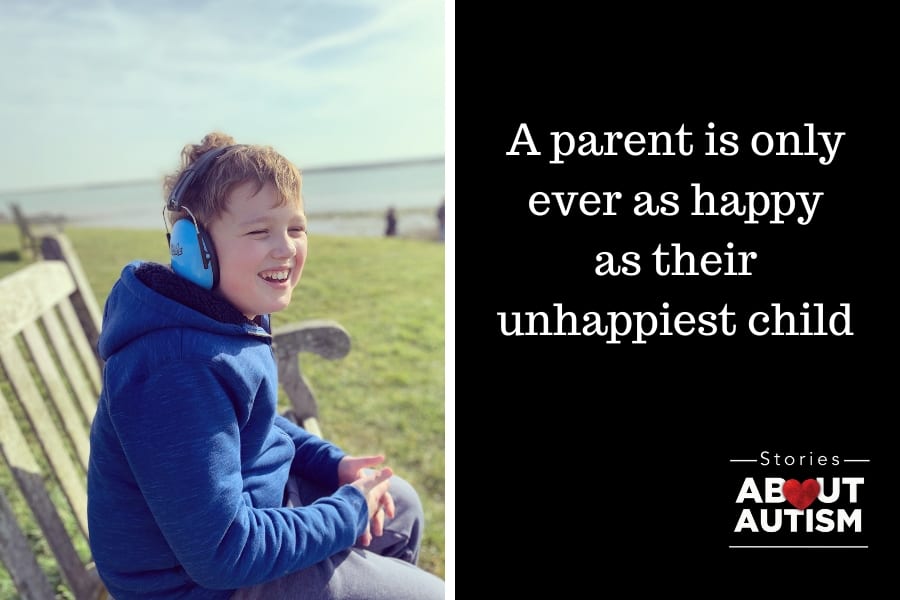 A parent is only ever as happy as their unhappiest child…